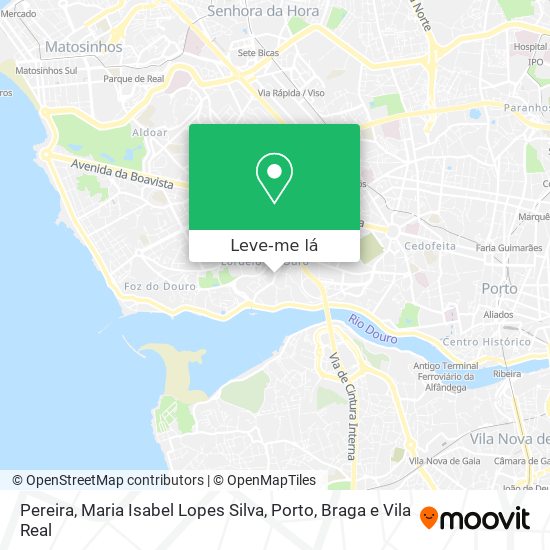 Pereira, Maria Isabel Lopes Silva mapa