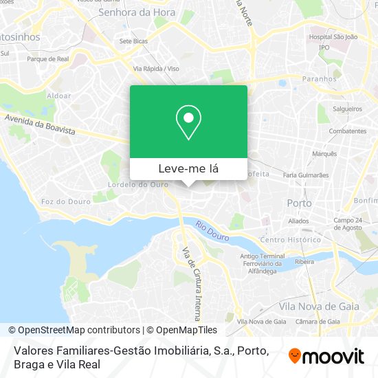 Valores Familiares-Gestão Imobiliária, S.a. mapa