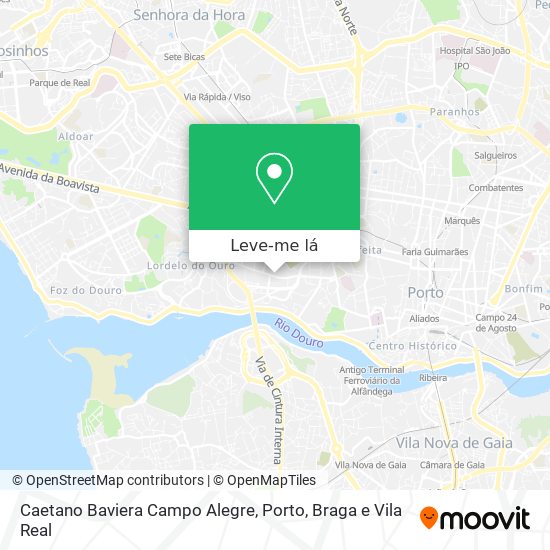 Caetano Baviera Campo Alegre mapa