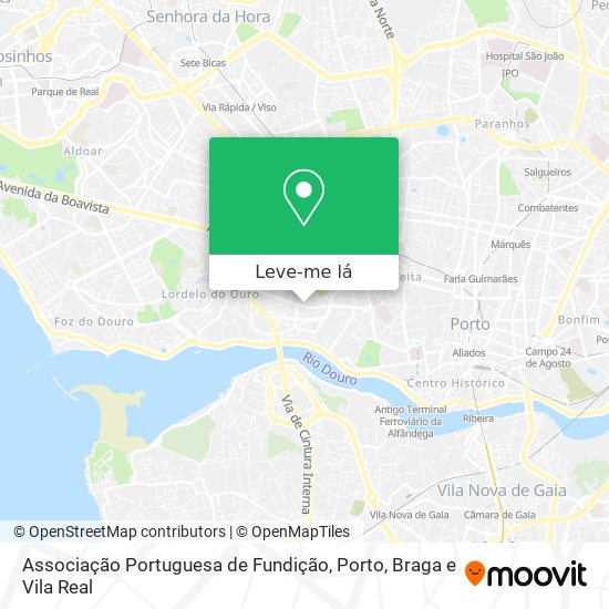Associação Portuguesa de Fundição mapa