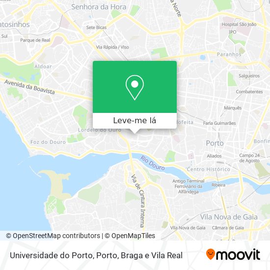 Universidade do Porto mapa