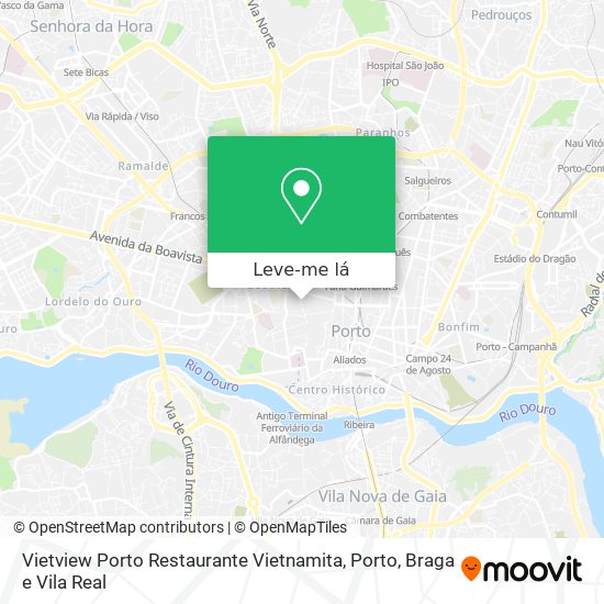 Vietview Porto Restaurante Vietnamita mapa