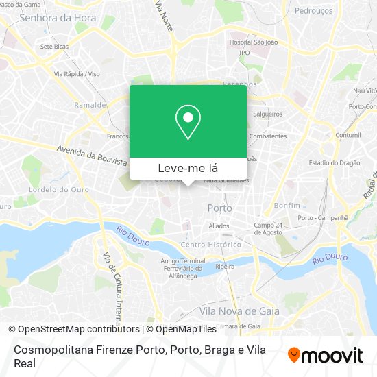 Cosmopolitana Firenze Porto mapa