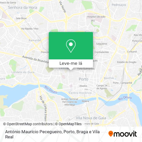 António Maurício Pecegueiro mapa