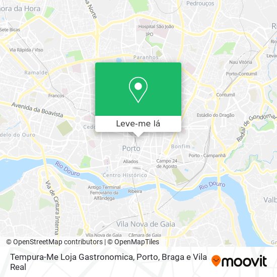 Tempura-Me Loja Gastronomica mapa