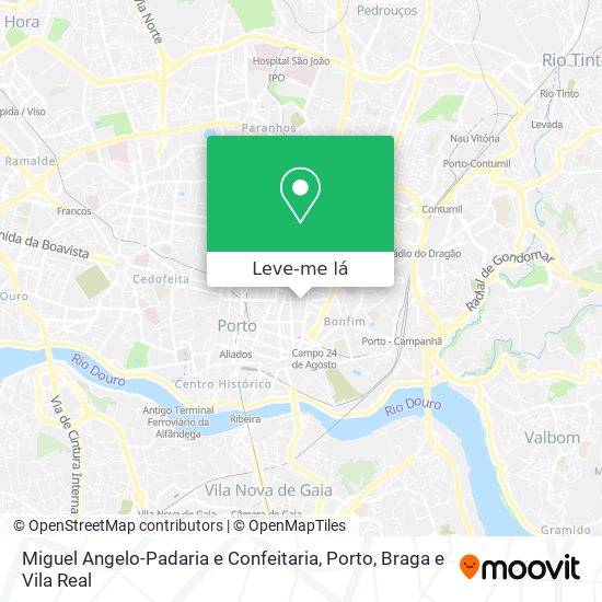 Miguel Angelo-Padaria e Confeitaria mapa
