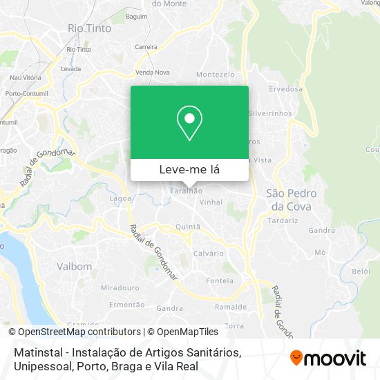 Matinstal - Instalação de Artigos Sanitários, Unipessoal mapa