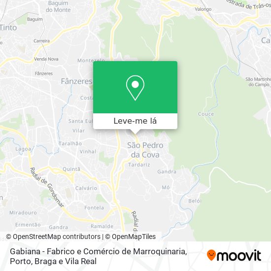 Gabiana - Fabrico e Comércio de Marroquinaria mapa