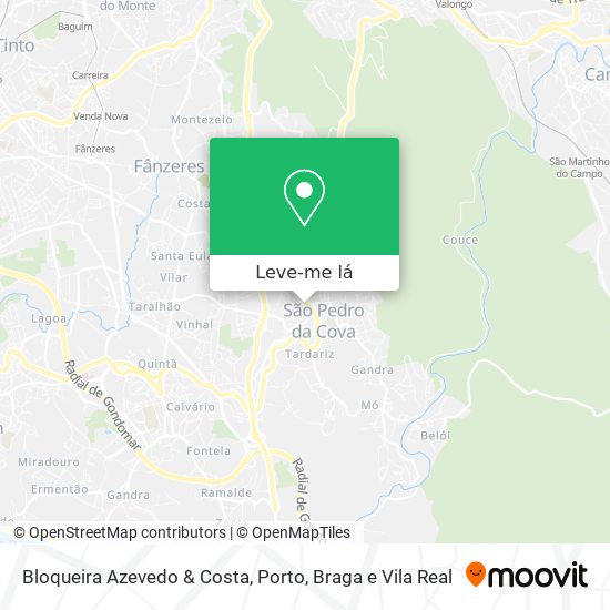 Bloqueira Azevedo & Costa mapa