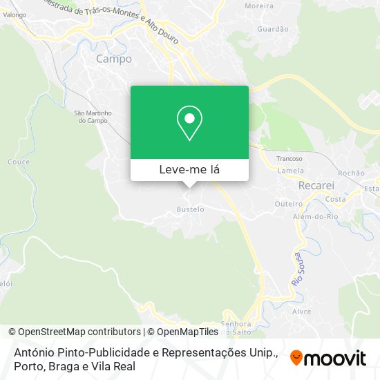 António Pinto-Publicidade e Representações Unip. mapa