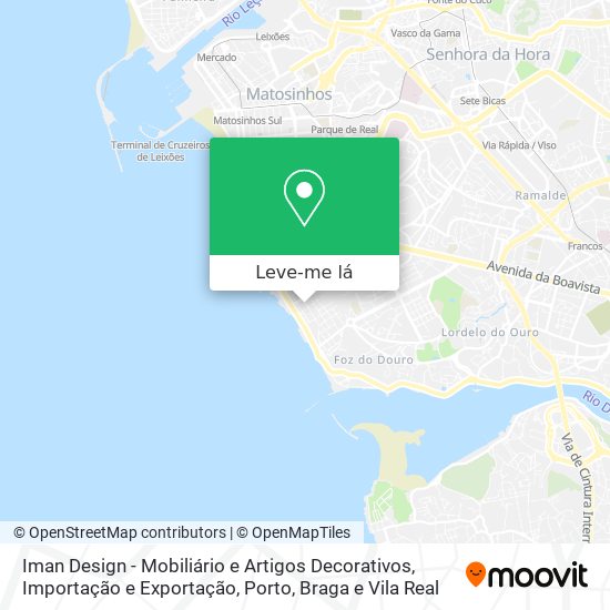 Iman Design - Mobiliário e Artigos Decorativos, Importação e Exportação mapa