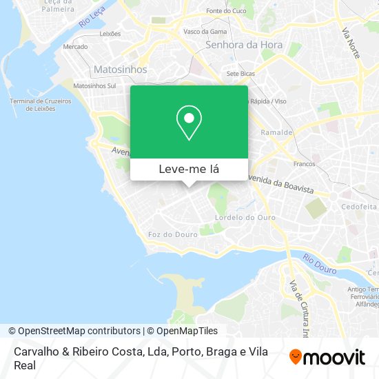 Carvalho & Ribeiro Costa, Lda mapa