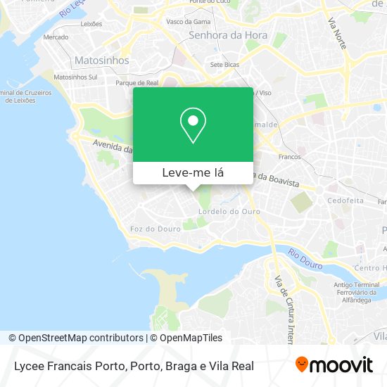 Lycee Francais Porto mapa