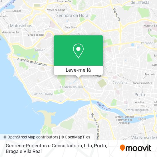 Georeno-Projectos e Consultadoria, Lda mapa