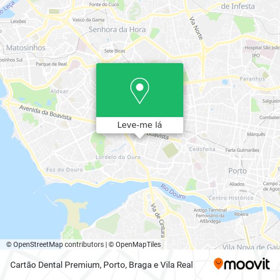 Cartão Dental Premium mapa
