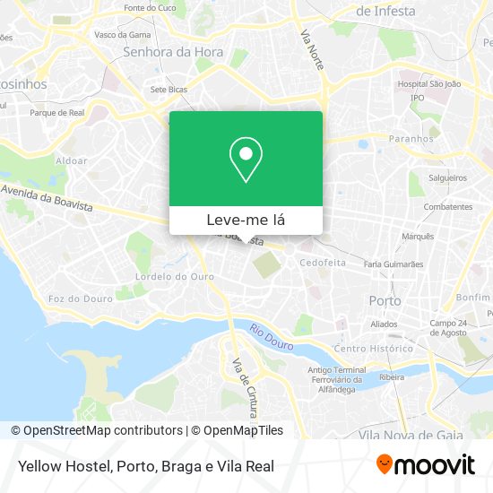 Yellow Hostel mapa