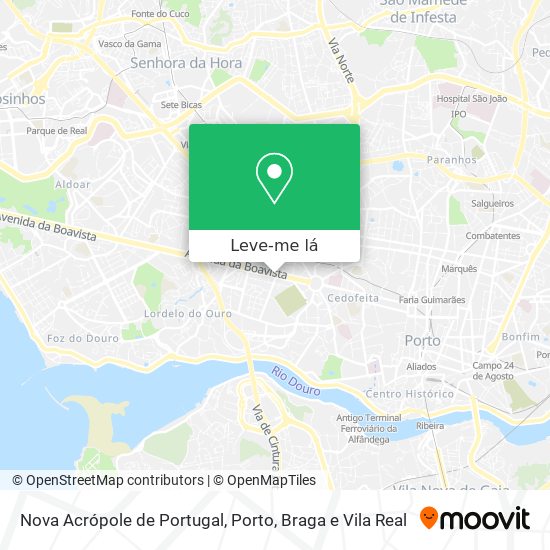 Nova Acrópole de Portugal mapa