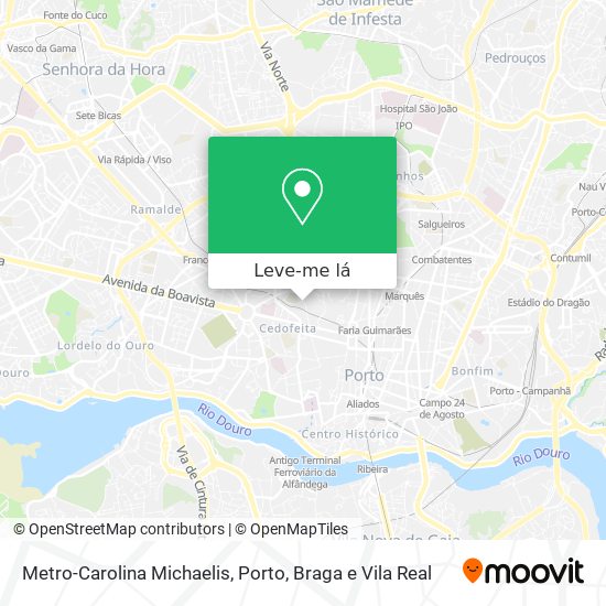 Metro-Carolina Michaelis mapa