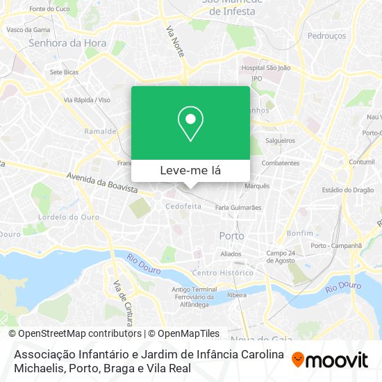 Associação Infantário e Jardim de Infância Carolina Michaelis mapa