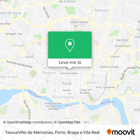 Tesourinho de Memórias mapa