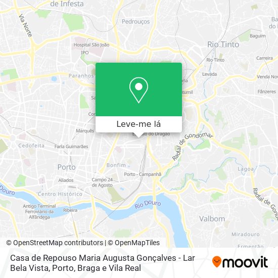 Casa de Repouso Maria Augusta Gonçalves - Lar Bela Vista mapa