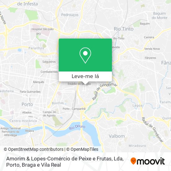 Amorim & Lopes-Comércio de Peixe e Frutas, Lda mapa