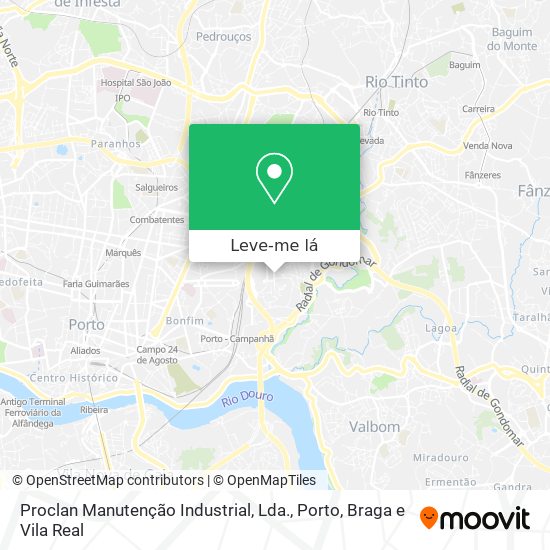 Proclan Manutenção Industrial, Lda. mapa