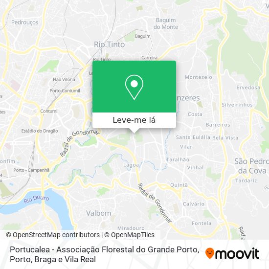 Portucalea - Associação Florestal do Grande Porto mapa
