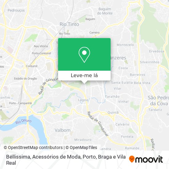 Béllissima, Acessórios de Moda mapa