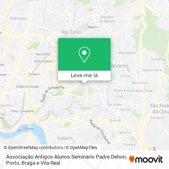 Associação Antigos Alunos Seminário Padre Dehon mapa