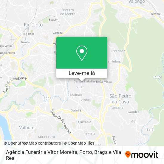 Agência Funerária Vítor Moreira mapa