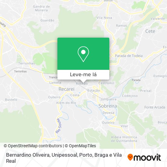 Bernardino Oliveira, Unipessoal mapa