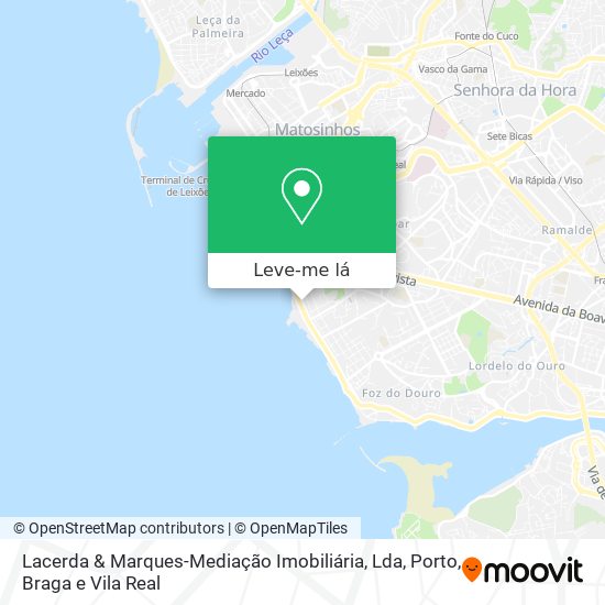 Lacerda & Marques-Mediação Imobiliária, Lda mapa