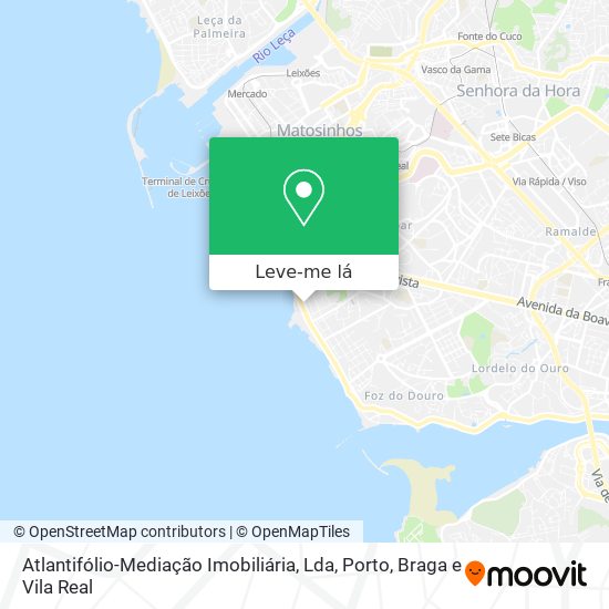 Atlantifólio-Mediação Imobiliária, Lda mapa
