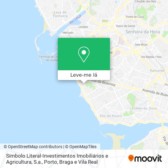 Símbolo Literal-Investimentos Imobiliários e Agricultura, S.a. mapa