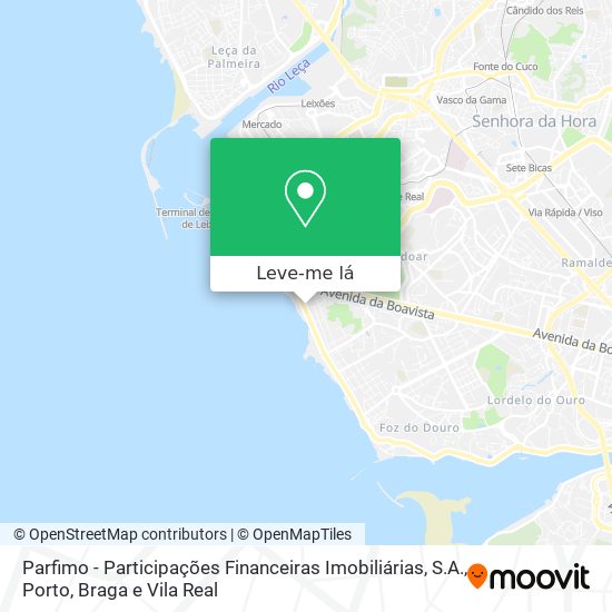 Parfimo - Participações Financeiras Imobiliárias, S.A. mapa