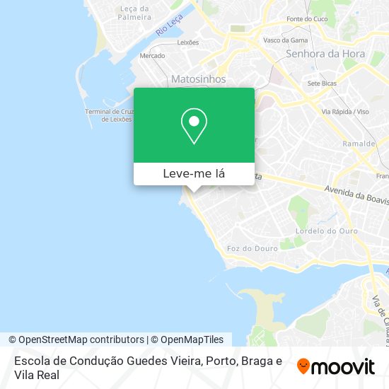 Escola de Condução Guedes Vieira mapa