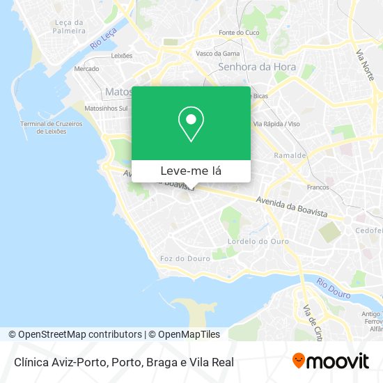 Clínica Aviz-Porto mapa