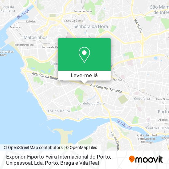 Exponor-Fiporto-Feira Internacional do Porto, Unipessoal, Lda mapa