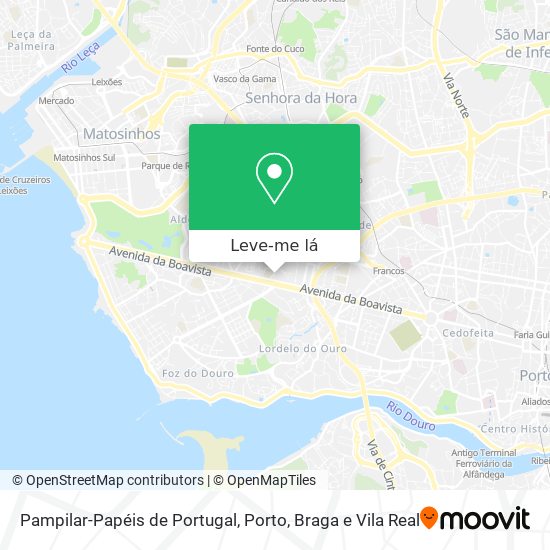 Pampilar-Papéis de Portugal mapa