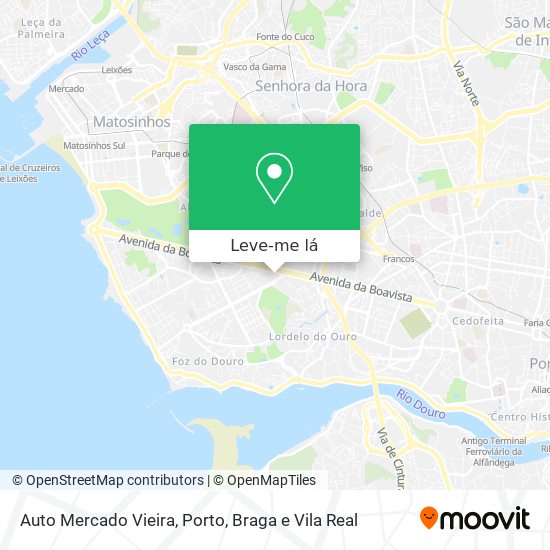 Auto Mercado Vieira mapa