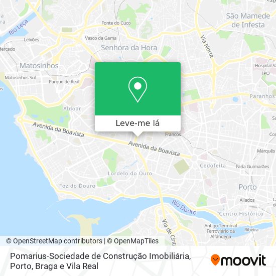Pomarius-Sociedade de Construção Imobiliária mapa