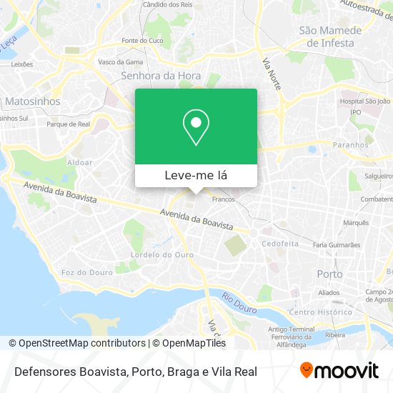 Defensores Boavista mapa