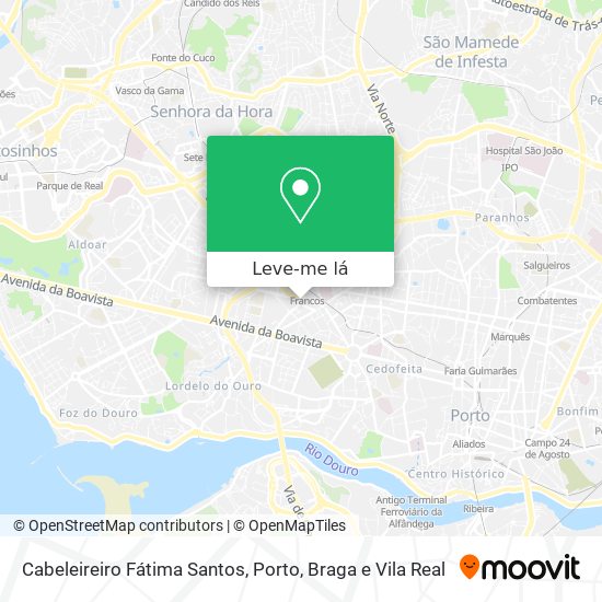 Cabeleireiro Fátima Santos mapa