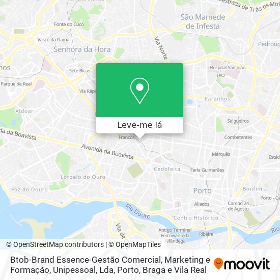 Btob-Brand Essence-Gestão Comercial, Marketing e Formação, Unipessoal, Lda mapa