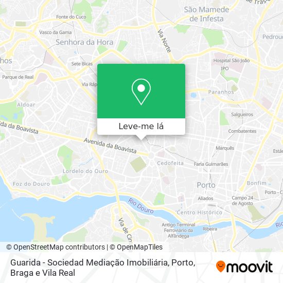Guarida - Sociedad Mediação Imobiliária mapa