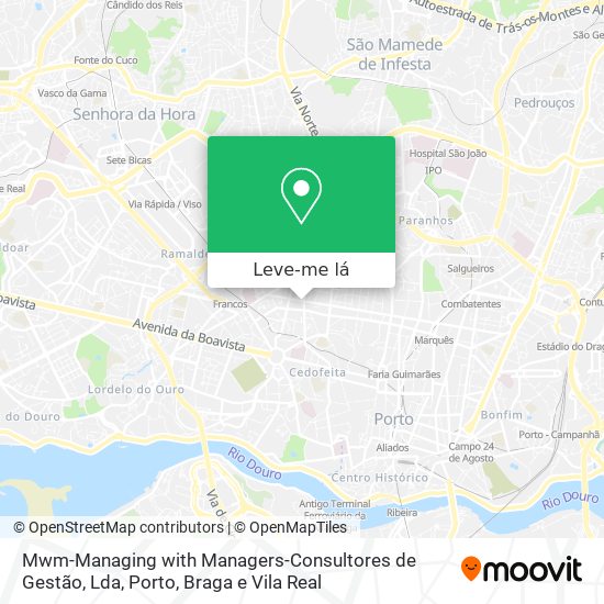 Mwm-Managing with Managers-Consultores de Gestão, Lda mapa