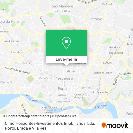 Cimo Horizontes-Investimentos Imobiliários, Lda mapa