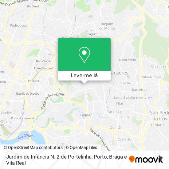 Jardim de Infância N. 2 de Portelinha mapa