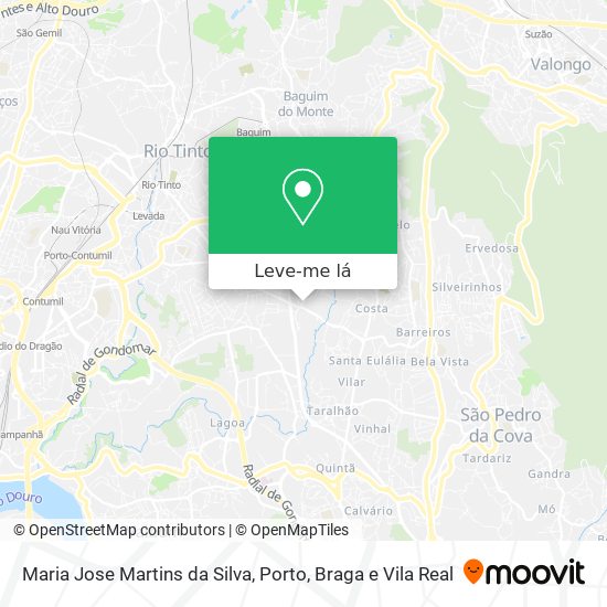 Maria Jose Martins da Silva mapa